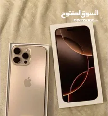  6 IPhone 16 pro max  مستعمل اقل من شهر