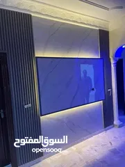  3 بليط وفني تركيب بديل الرخام وبديل الخشب