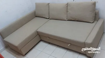  3 L Shape Sofa Come Bed For Sale Plus Storage