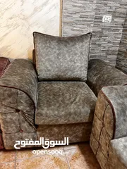  3 كرسي كنب منجد جديد