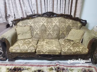  3 طقم كنب مستعمل  طقم كنب مستعمل