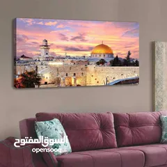  4 لوحات فنية باجمل الالوان بدقة وضوح عالي مكفول من اي اختلاف بسماكة 10ملم تعليق وطباعة صور من اختيارك