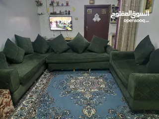  4 طقم كنب 8 مقاعد مع مخدات