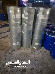  6 براميل جميع الأنواع  حديد بلاستك جلاكن