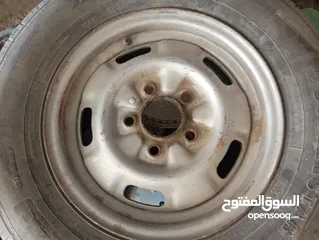  1 جنط 14 هايلكس مع كوشوك