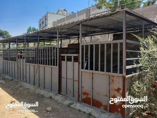 2 غرف خيل حديد
