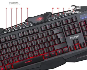  6 Keyboard Gaming MARVO KM400 LED للبيع