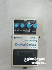  3 Boss DD-3 Guitar Vocals Delay Pedal