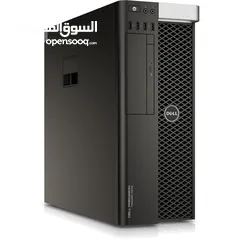  1 جهاز ووركستيشن جبار للألعاب Dell Precision T7810 - رام 32 جيجا، كرت شاشة gtx 1650 4g