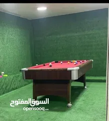  3 طاولة بلياردو 7 قدم استخدام 3اشهر