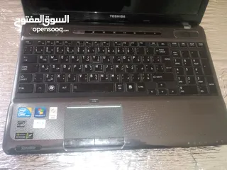  1 لابتوب توشيبا عرطه مستعمل نضيف ب 100$