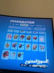  15 حساب فورتنايت 76سكن +128 شنتة + 104 بيكاكس+90 مظلّة +336 إيموجي ورقصة