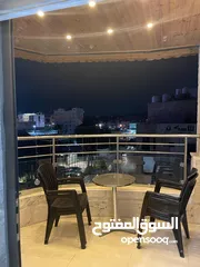  2 شقة روف مفروشة للايجار 2 نوم في شارع المدينة المنورة قرب مطعم ورد