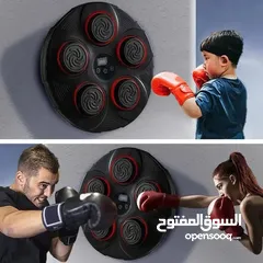  12 جهاز الملاكمة الموسيقي المثبت على الحائط مع مكبر صوت بلوتوث احدث اصدار