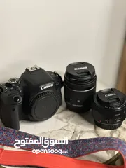  3 Canon 800D  Lenses 18-55 mm