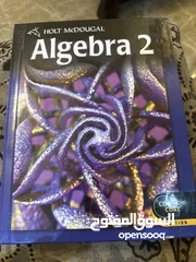  1 Barely used algebra 2 book, by Holt mcDougal ,common core edition.orginal price 110jd