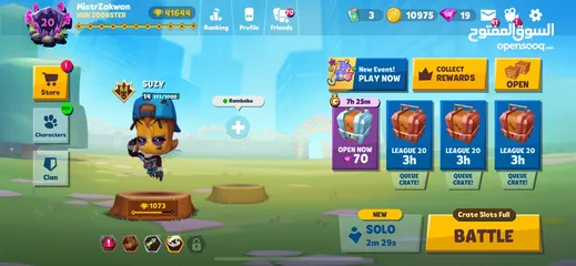  1 Zooba zoo battle royale account with almost all characters high level
