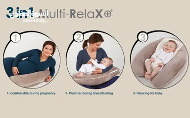  2 Candide Multi-Relax Nursing and Pregnancy Pillow - 3-in-1