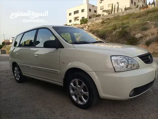  5 كيا كارينز 2005 7مقاعد عائليه جير اتماتيك كشافات ظباب مكيف مركزي بحاله ممتازه