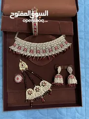  2 Original silver and kundan sets