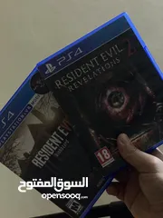  1 لعبة بلايستيشن 4 resident evil revolution و resident evil biohazard