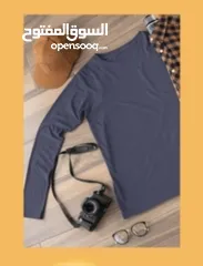  5 تيشرتات كم طويل قطن بنسبة 100% صناعة هندية جودة عالية100% cotton long-sleeved T-shirt