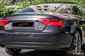  24 Audi A5 Coupe 2013 Quattro   السيارة وارد الشركة و قطعت مسافة 121,000 كيلو متر