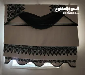  2 ستائر للنافذة