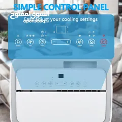  5 مكيف الغاز  المتنقل الكترا A+ حامي بارد  وسحب رطوبة 1 طن فعلي 12000 btu