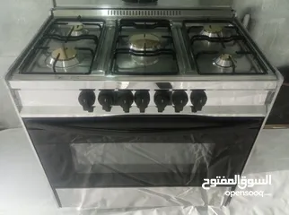  1 فرن غاز يونيفرسال 90 سم ستانلس ستيل