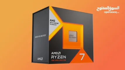  2 معالج رايزن جديد بوكس مسكر AMD Ryzen 7 7800x3D CPU 7800x 3D 7800 X3D 7800 X 3D Ryzen7