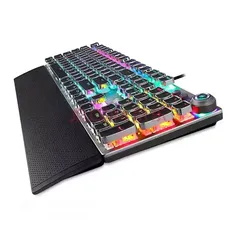  3 كيبورد سلكي ميكانيكي اصلي AULA F2088 USB WIRED KEYBOARD BLUE SWITCH