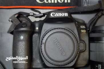  4 Canon 90D+Lens+2 original Battery+Charger