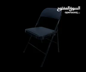  3 كرسي جلد قابل للطي