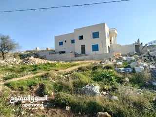  1 ارض للبيع فوق منزل. ابو مشهور طريق عنبتا