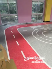  3 ارضيات رولات مقاومه بكتيريا خدش وحراره مناسبه روضات كرفنات ومدارس وحضنات وصالات الاطفال