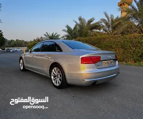  6 اودي A8 L 2013 عداد 99كم صبغ وكالة