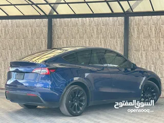  9 TESLA MODEL Y 2021 LONG RANGE تيسلا لونج رينج دول موتور فحص كامل بسعر مغرري