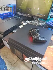  1 بلايستيشن 4 برو جهاز وكالة مع ايد اصلي سعر حرق