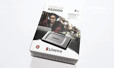  2 PORTABLE SSD XS 2000 KING STON 2TB هارد ديسك خارجي أسس دي 2تيرا  سريع جدا 