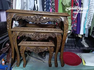  19 طربيزات زان حفر دمياطي بحاله الوكاله