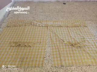  9 شراشف ولحافات ديباج مستعمل