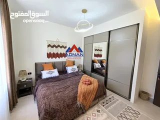  9 عبدون شقة مفروشة جديدة ارضية مع حديقة و مدخل خاص