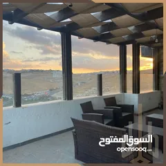  10 شقة مفروشة للبيع طابق روف في عبدون بالقرب من عبدون مول مساحة 220م