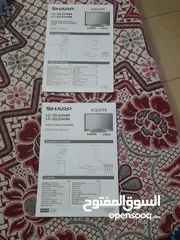  9 تلفزيون شاشه شارب  حجم 32 بوصه استعمال بسيط  بحال الجديد الجديد معه    ريموت وقاعده
