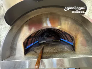  2 فرن غاز مع عجانة و مدادة