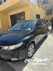  7 كيا سيراتو 2011 وارد الوكالة؛ مالك ثاني لون اسود مميزة صيانة وكيل وقطع وكيل