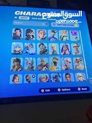  6 حساب فورت نايت ملان سكنات ايتم شوب للبدل على حساب آخر