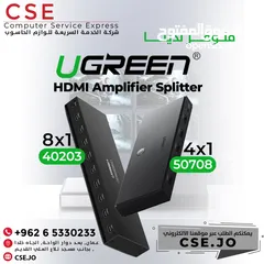  1 UGREEN 40203 1 x 8 HDMI Amplifier Splitter يوجريين امبليفاير
