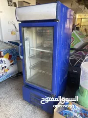  1 ثلاجة عرض بيبسي ميني تبريد ممتاز جدا